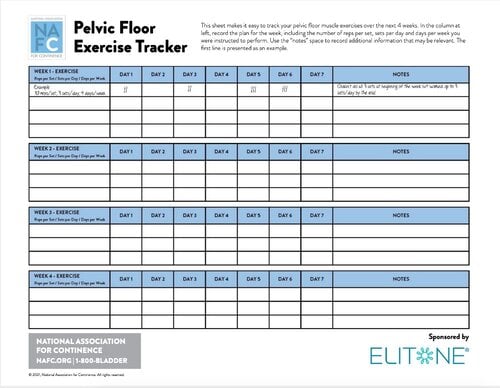 Pelvic Floor Exercise Tracker