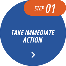 take inmediate action step 1 hover