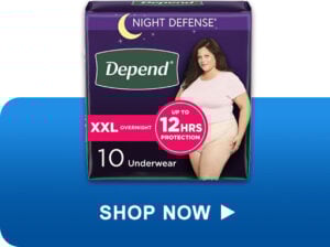 depend night defense - women