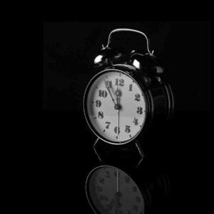 alarm clock.