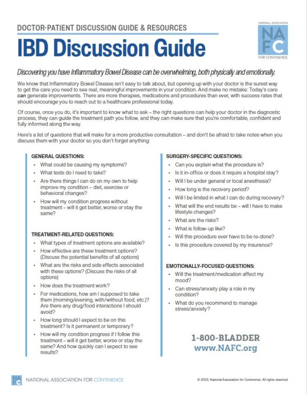 ibd discussion guide