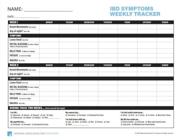 ibd symptom tracker.