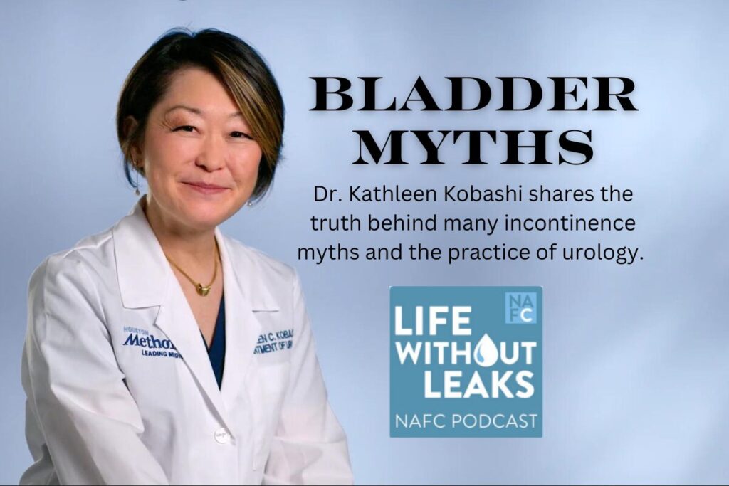 Kobashi Podcast Debunking myths about incontinence and urology.