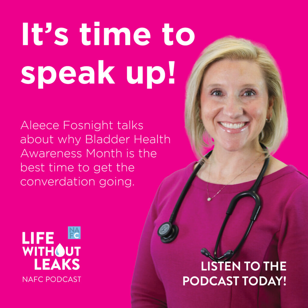Aleece Fosnight Podcast image Nov 2024 - it's time to speak up.