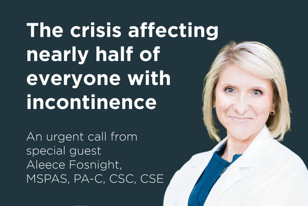 Aleece fosnight podcast image about the diaper divide.