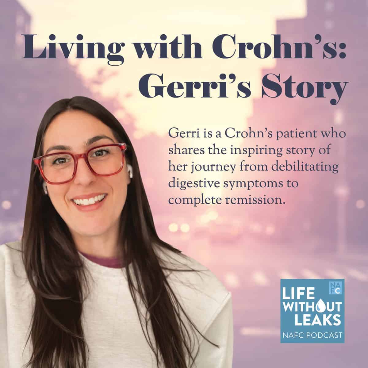 Podcast Webpage Image – Gerri IBD Patient Story - Gerri.