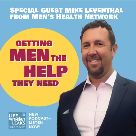 Mike Leventhal from Mens Health Network podcast ad.