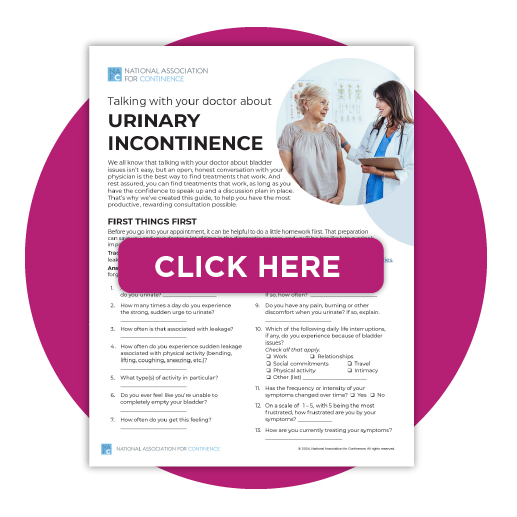 Urinay incontinence Image link