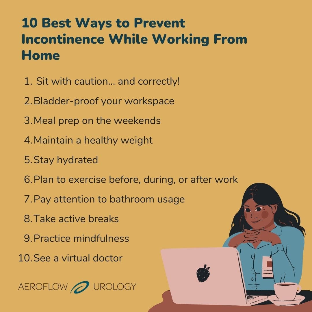 10 Best Ways To Prevent Incontinence While Working From Home